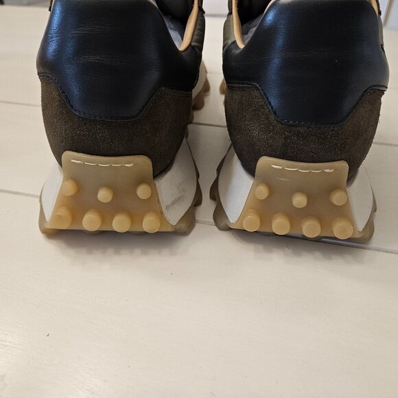 Tod's 1T Leather Trimmed Suede Sneakers - 10 UK/11 US - Picture 9 of 13